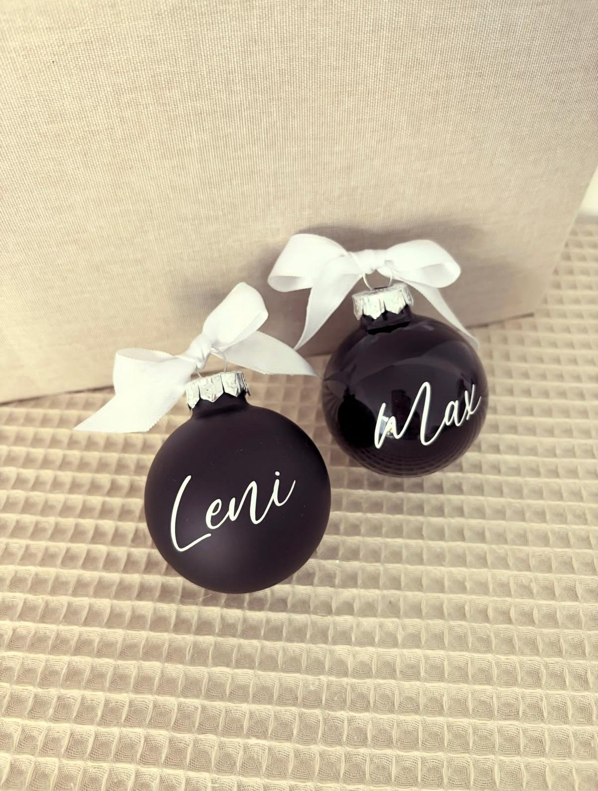 Weihnachtskugel 6cm - Schwarz