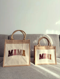Jutetaschen Bundle „Mama & Mini“